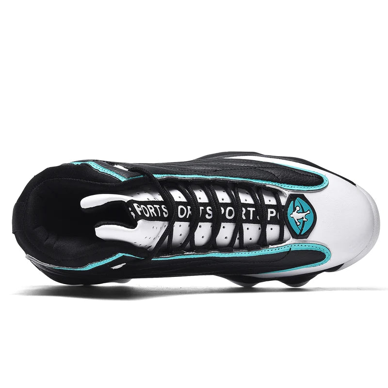 Brand Logo Custom Professional Men Outdoor Sports Sneakers Leather Air 13 High Top Women Basketball Shoes