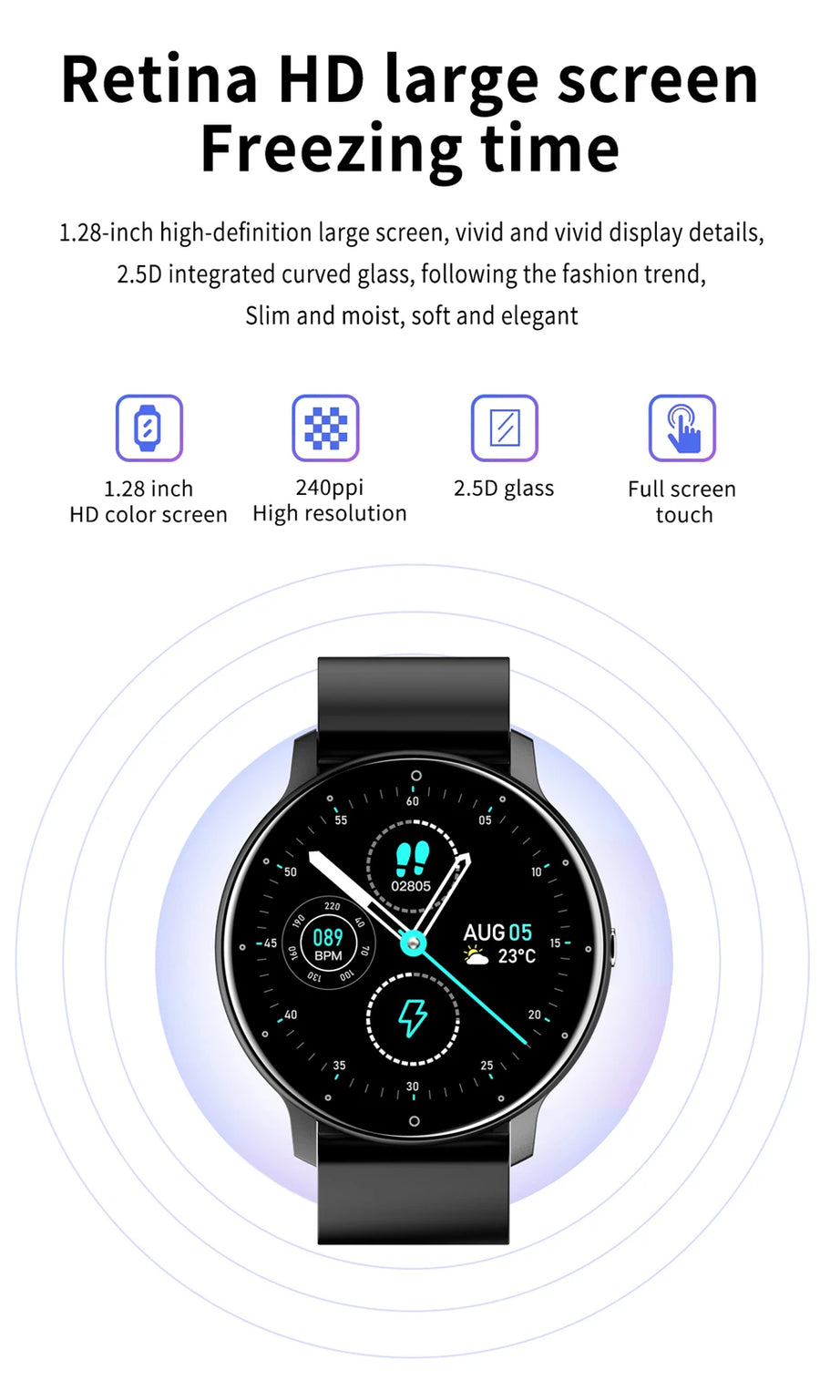 LIGE BW0223™ – Sports Smartwatch; Men's/Women's Health