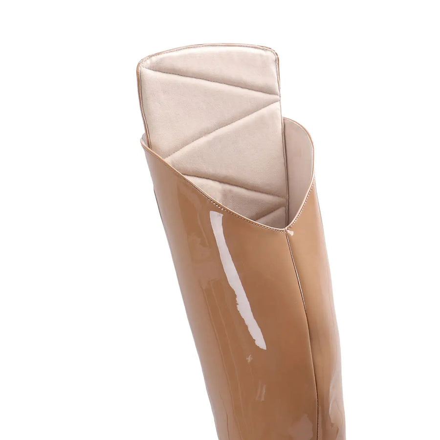 Sexy High Heel Club Boots - Peep Toe Pole Dance Style 8