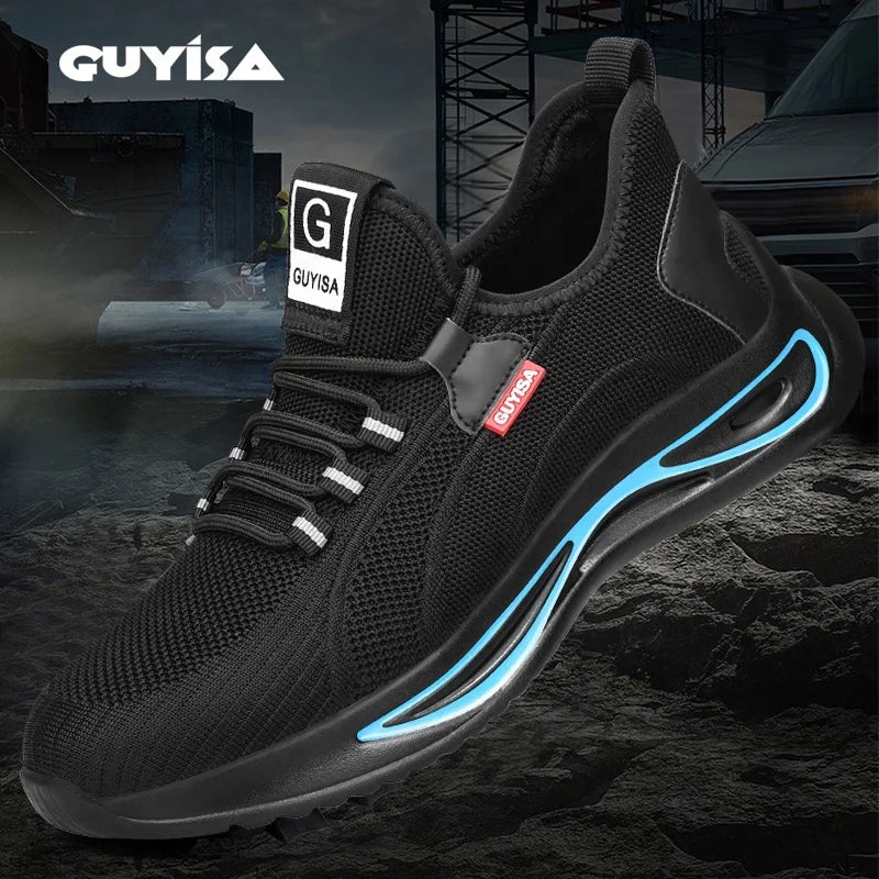 Baskets de sécurité GUYISA – Embout acier, confort et protection