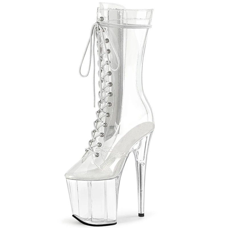 Bottines stripper femme – Talon 20 cm, sexy et audacieuses pour soirées