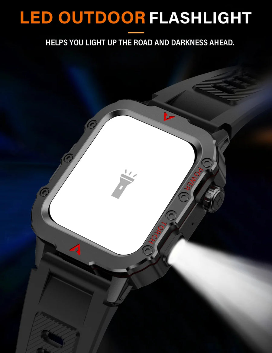 LAXASFIT™ 5610 – Smartwatch Sport; Santé | Écran HD 1.71’’