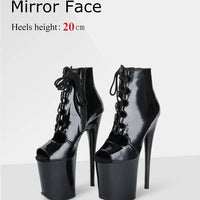 Sexy High Heel Ankle Boots - Stiletto, Exotic Platform, Club &amp; Dance
