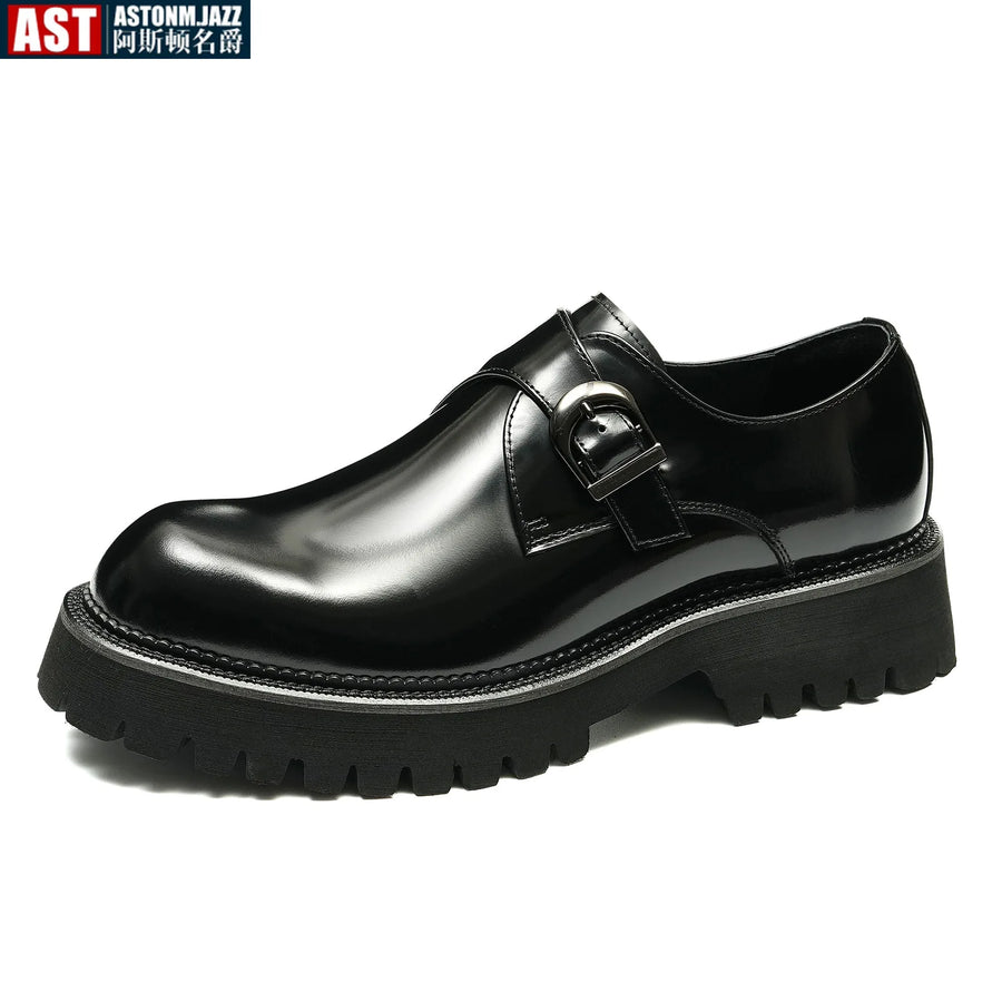 Oxford Homme de Luxe en Cuir Verni Italien – Chaussures Élevées à la Main, Élégantes & Confortables pour Mariage et Affaires