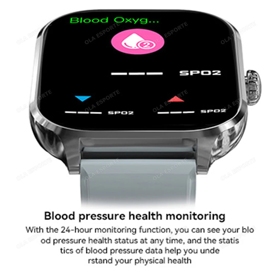 Ola Esporte 2.01'' Connected Watch – Health, Calls & Notifications – Elegance and Performance in Everyday Life, 2025