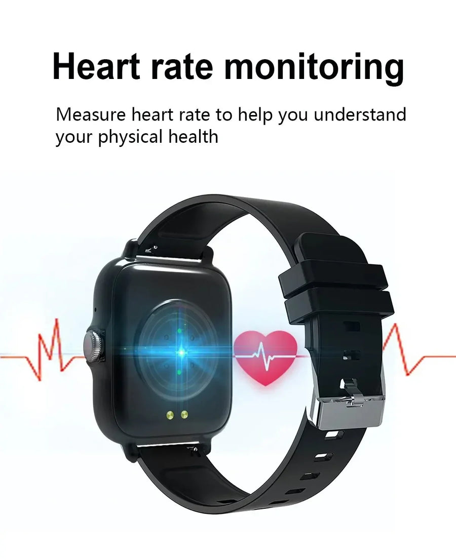 DIXSG 2025 Smartwatch – Sport & Health with GPS, Bluetooth, 1.44'' Touchscreen Android & iOS
