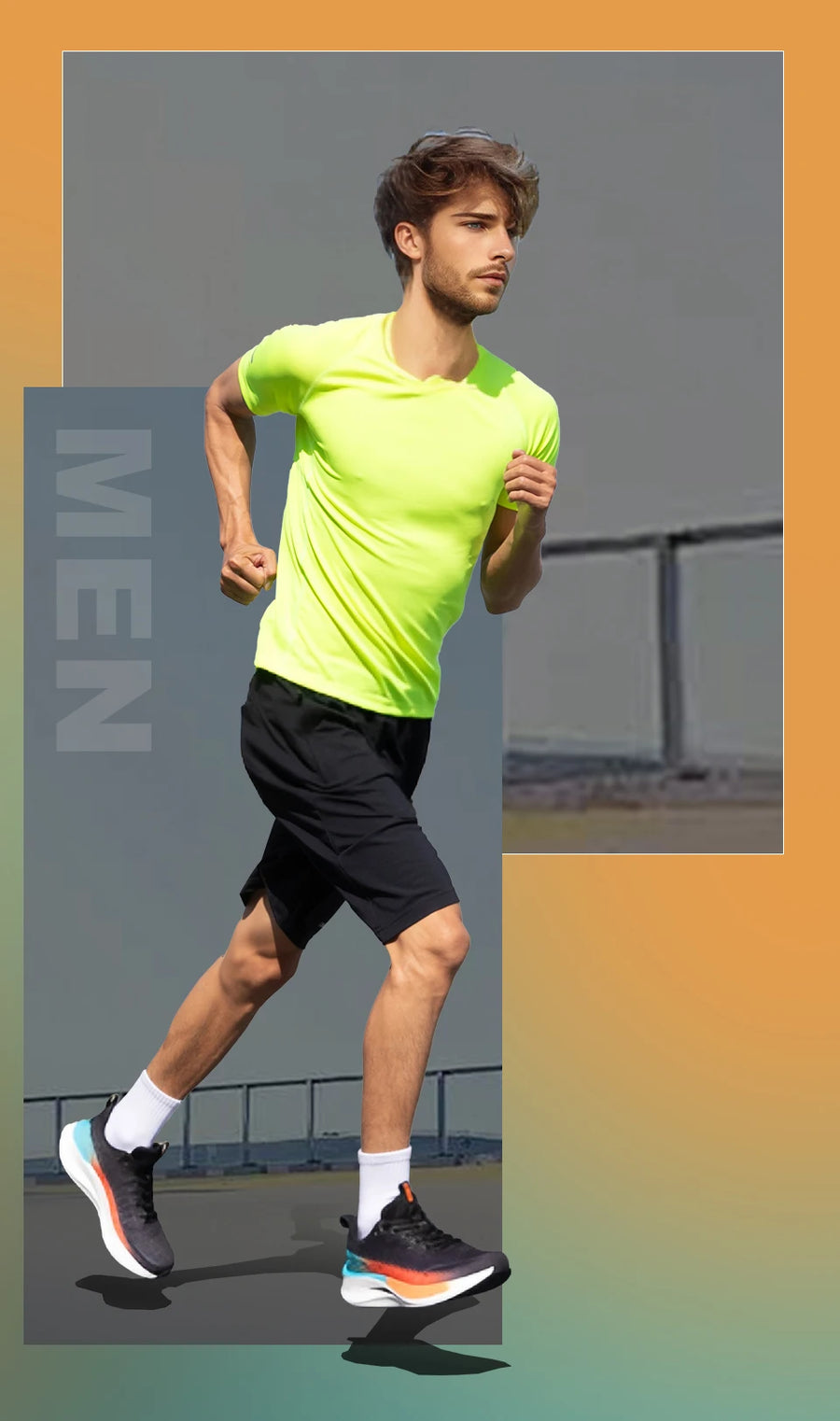 baasploa W3100 H1072 – Chaussures de running homme légères et professionnelles