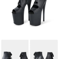 Sexy High Heel Ankle Boots - Stiletto, Exotic Platform, Club &amp; Dance