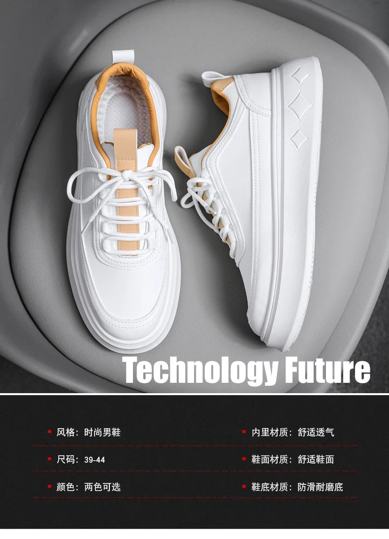 SkyStep – Fashion Sneakers with Thick Sole
