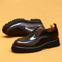 ASTON M. JAZZ – Chaussures Oxford Homme en Cuir Véritable, Italienne