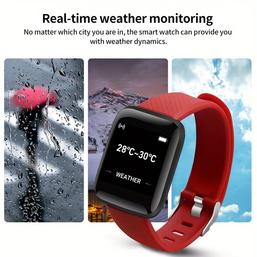Smartwatch D13/116Plus – Men's/Women's Smartwatch | Health & Activity Tracker | Sports Bracelet Ideal Gift