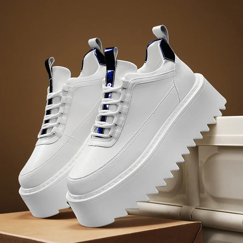 CHAXIAOA Men's Ankle Boots, Urban Core Classics – Chunky & Comfortable Sneakers