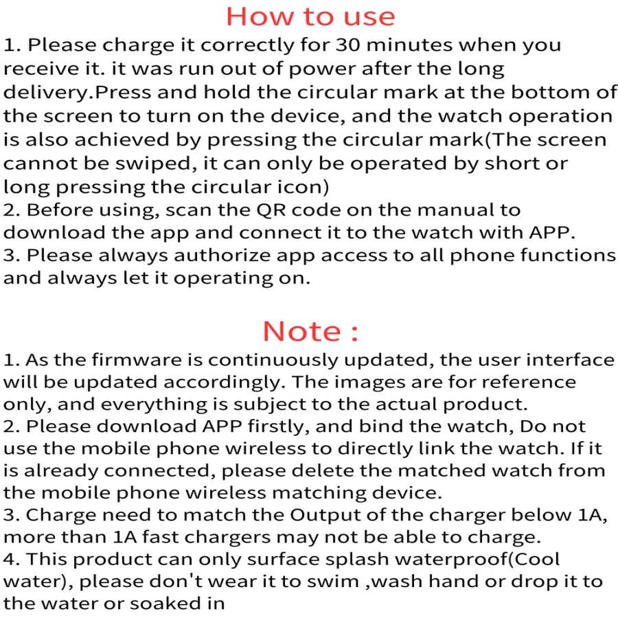 Smartwatch D13/116Plus – Men's/Women's Smartwatch | Health & Activity Tracker | Sports Bracelet Ideal Gift