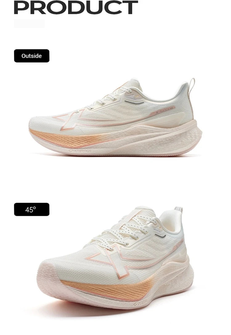 Xtep Women Running Shoes 2000km 3.0 2025 Xtep ForMotion Pro – Chaussures de course femme stables et respirantes pour sol dur