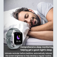 Bluetooth Watch, LAXASFIT Y13 Pro Max – 1.85'' CardioTalk™ Connected Smartwatch – Fitness &amp; Calls Connected Watch