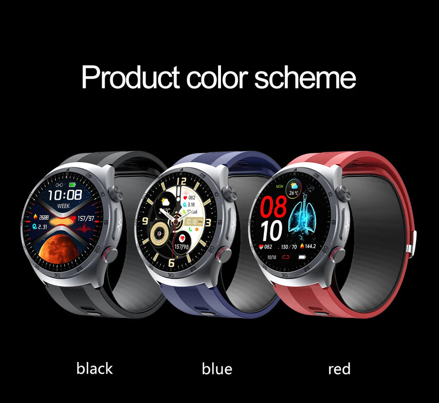 RNABAU AirCare Pro™ – Smartwatch Santé 2025 avec Mesure Réelle de la Tension