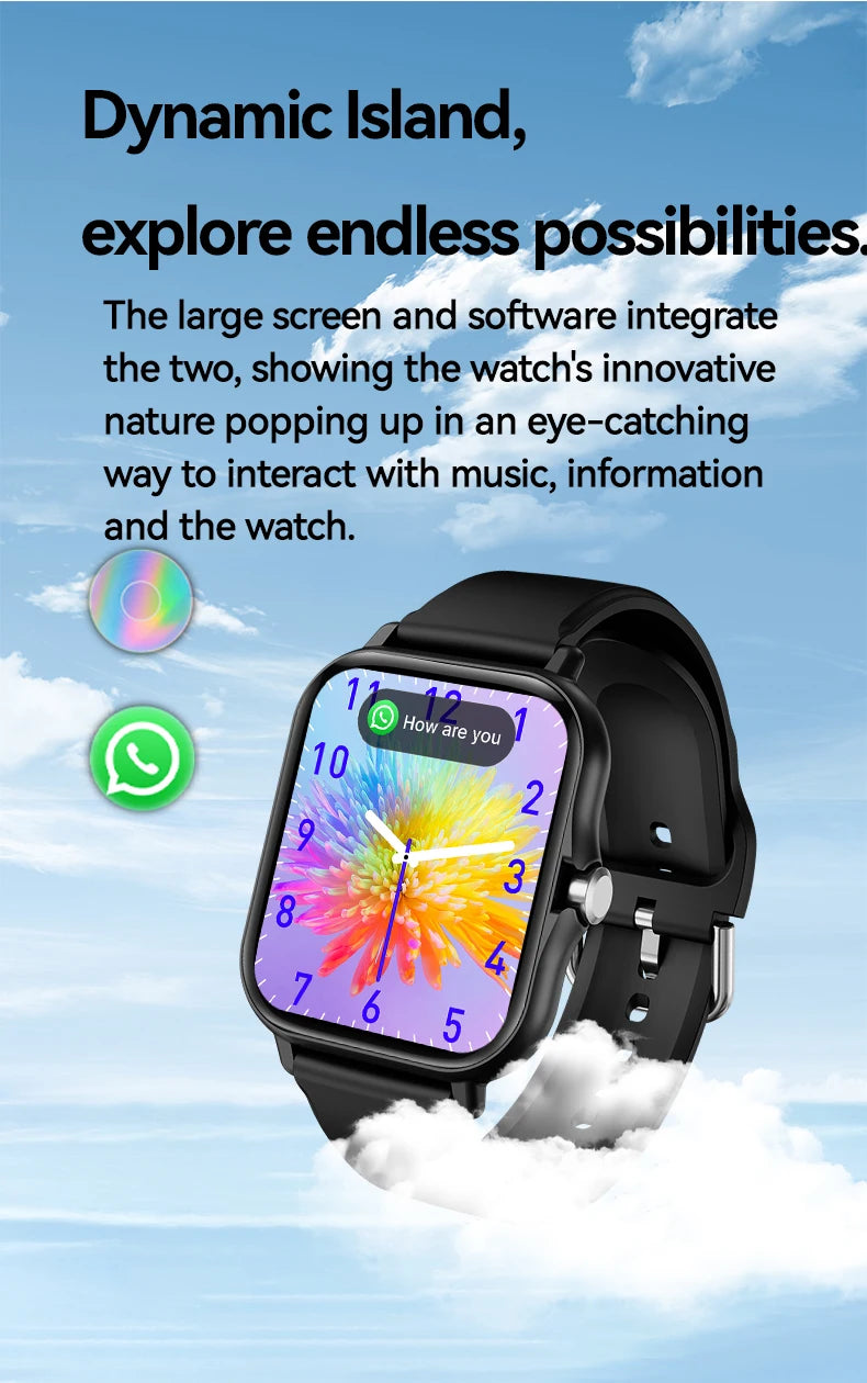 LAXASFIT Y13 – 2025 Sports & Health Smart Watch for Men and Women