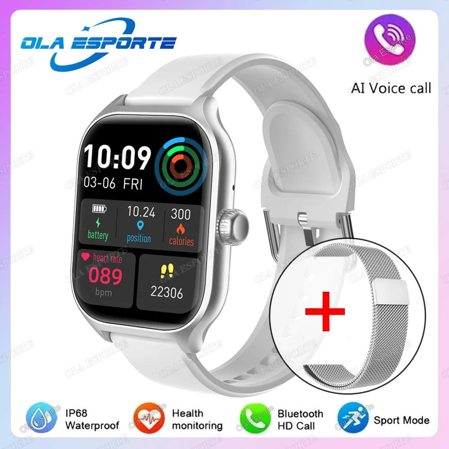 Ola Esporte 2.01'' Connected Watch – Health, Calls & Notifications – Elegance and Performance in Everyday Life, 2025