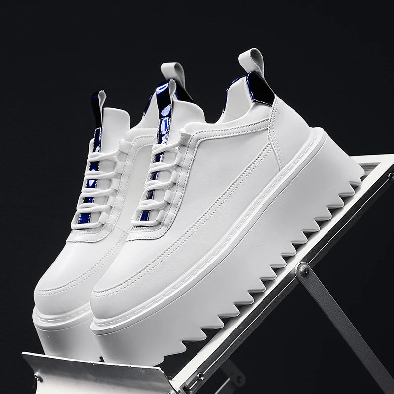 CHAXIAOA Men's Ankle Boots, Urban Core Classics – Chunky & Comfortable Sneakers