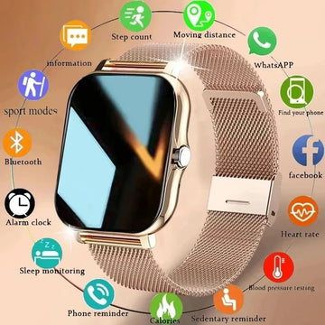 Bluetooth Watch, LAXASFIT Y13 Pro Max – 1.85'' CardioTalk™ Connected Smartwatch – Fitness & Calls Connected Watch