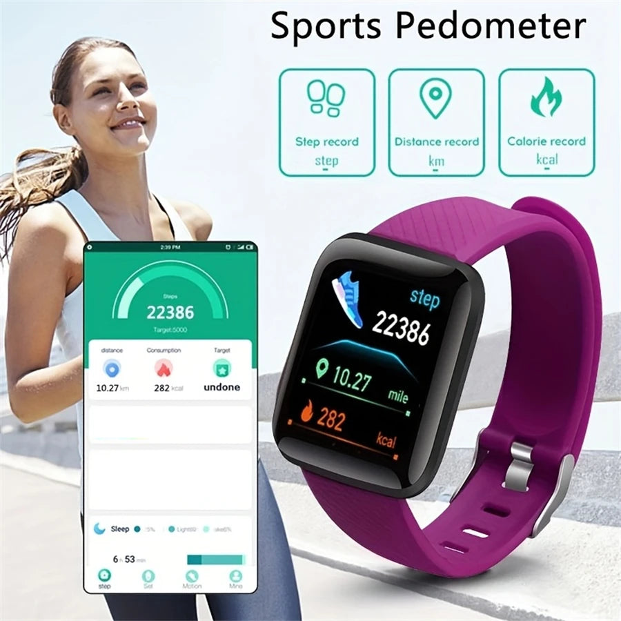 Smartwatch D13/116Plus – Men's/Women's Smartwatch | Health & Activity Tracker | Sports Bracelet Ideal Gift
