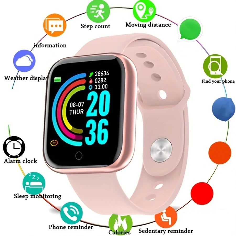 Smartwatch D13/116Plus – Men's/Women's Smartwatch | Health & Activity Tracker | Sports Bracelet Ideal Gift