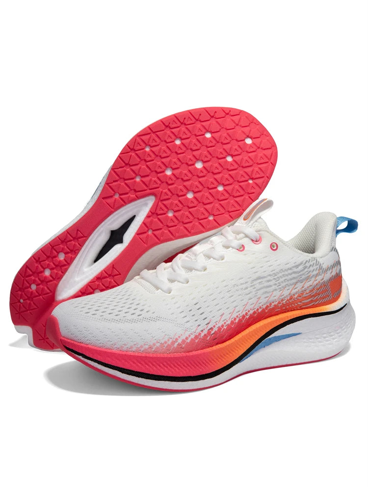 Baasploa W3100 H1072 – Chaussures de running unisexes respirantes pour semi-marathon