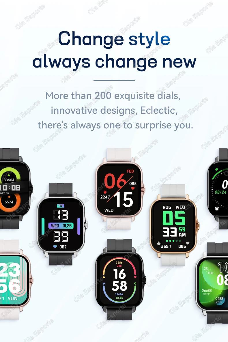 Watch, Ola Esporte Smartwatch 1.83'' – Elegance, Health & Connectivity