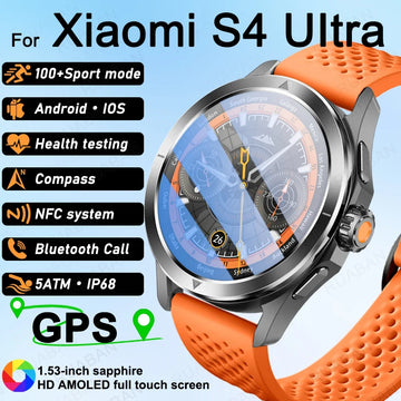 RNABAU 2025 Smartwatch – GPS, NFC & High Precision Health Monitoring – Modern Design & IP67 Waterproof