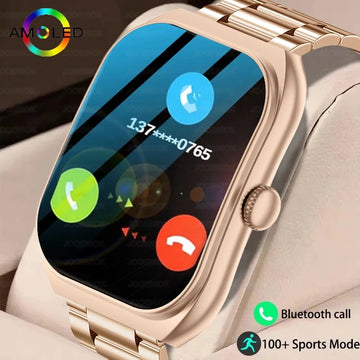 ChiBear 2025 Smartwatch – 2.01'' Full Touch Screen, Health & Sports, AI Voice Assistant, IP68 Waterproof