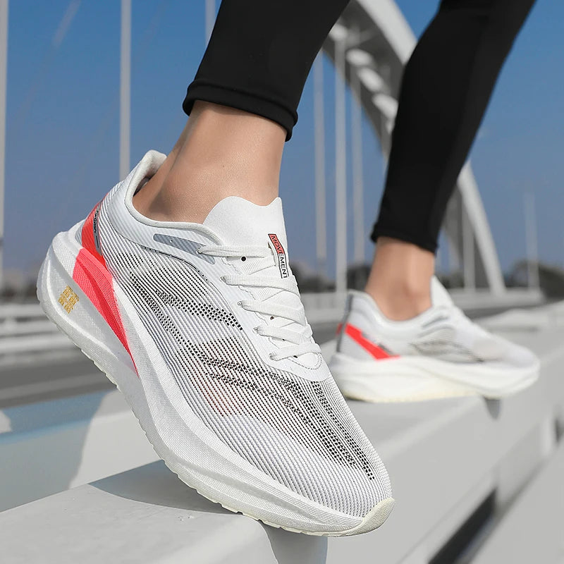 Li-Ning Carbone AéroPro – Chaussures de course marathon ultra-légères et respirantes,