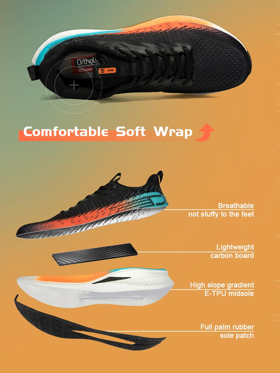 baasploa W3100 H1072 – Chaussures de running homme légères et professionnelles