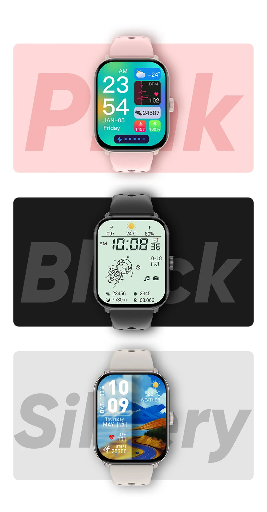 Montre Connectée BOXUXING Watch 5 Global