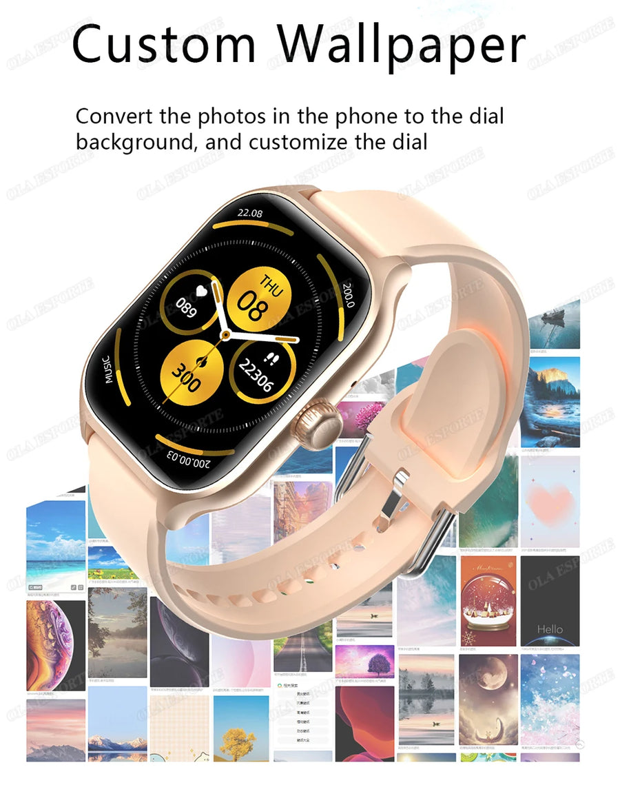 Ola Esporte 2.01'' Connected Watch – Health, Calls & Notifications – Elegance and Performance in Everyday Life, 2025