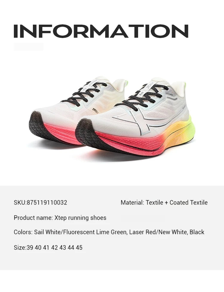 Xtep Women Running Shoes 2000km 3.0 2025 Xtep ForMotion Pro – Chaussures de course femme stables et respirantes pour sol dur