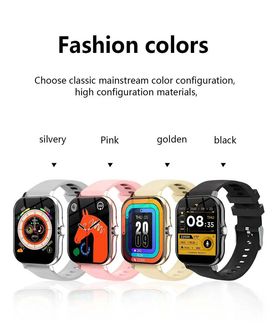 DIXSG 2025 Smartwatch – Sport & Health with GPS, Bluetooth, 1.44'' Touchscreen Android & iOS