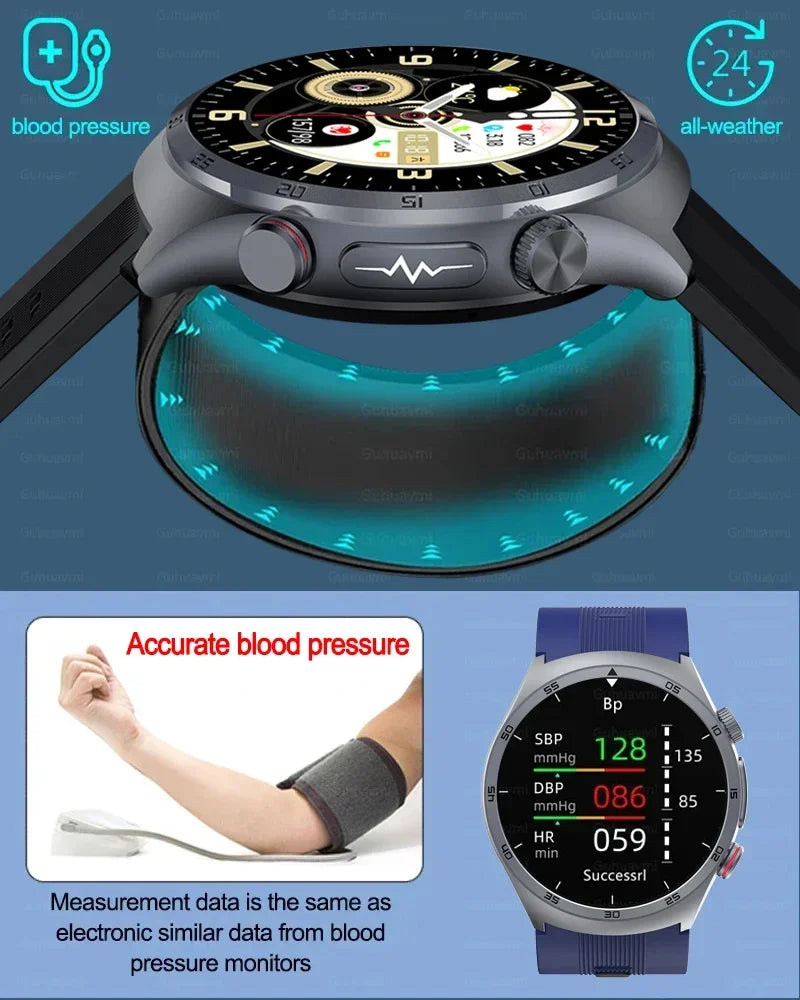 GUHUAVMI DT Watch Ultra 2025 – Smartwatch Homme