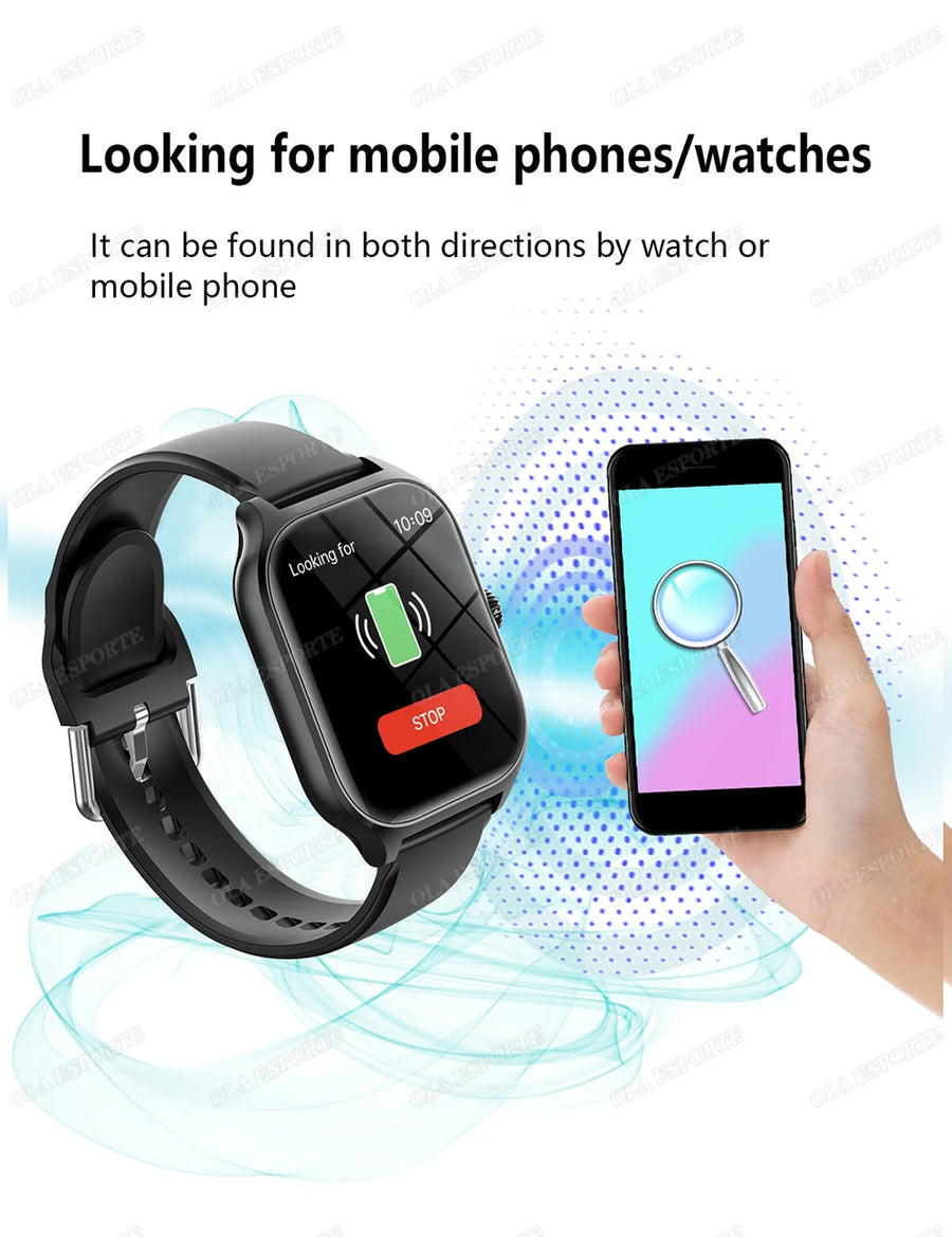Ola Esporte 2.01'' Connected Watch – Health, Calls & Notifications – Elegance and Performance in Everyday Life, 2025