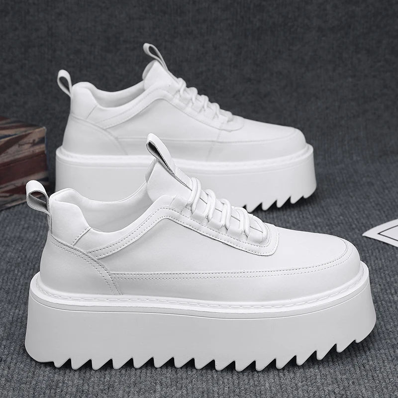 CHAXIAOA Men's Ankle Boots, Urban Core Classics – Chunky & Comfortable Sneakers