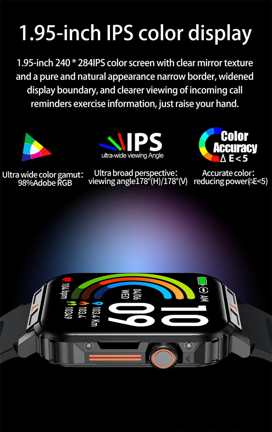 2024 1.95 TitanTalk™ – Montre Connectée Sport & Appels