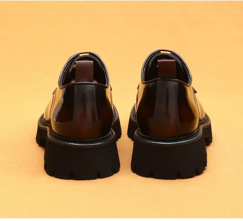 ASTON M. JAZZ – Chaussures Oxford Homme en Cuir Véritable, Italienne