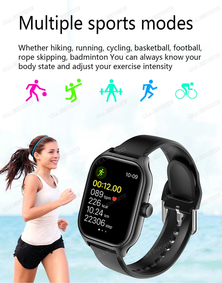 Ola Esporte 2.01'' Connected Watch – Health, Calls & Notifications – Elegance and Performance in Everyday Life, 2025