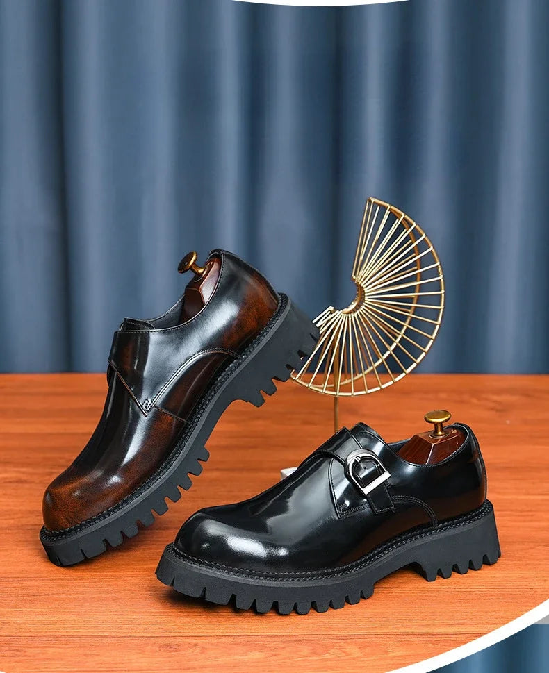 Oxford Homme de Luxe en Cuir Verni Italien – Chaussures Élevées à la Main, Élégantes & Confortables pour Mariage et Affaires