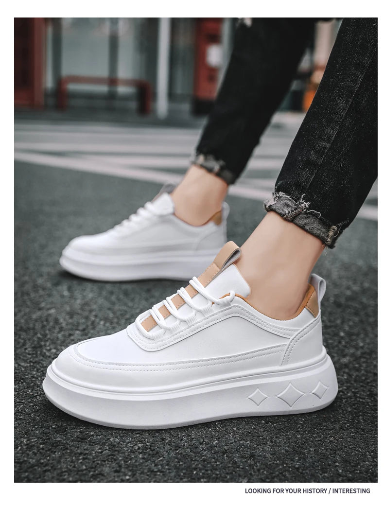 SkyStep – Fashion Sneakers with Thick Sole