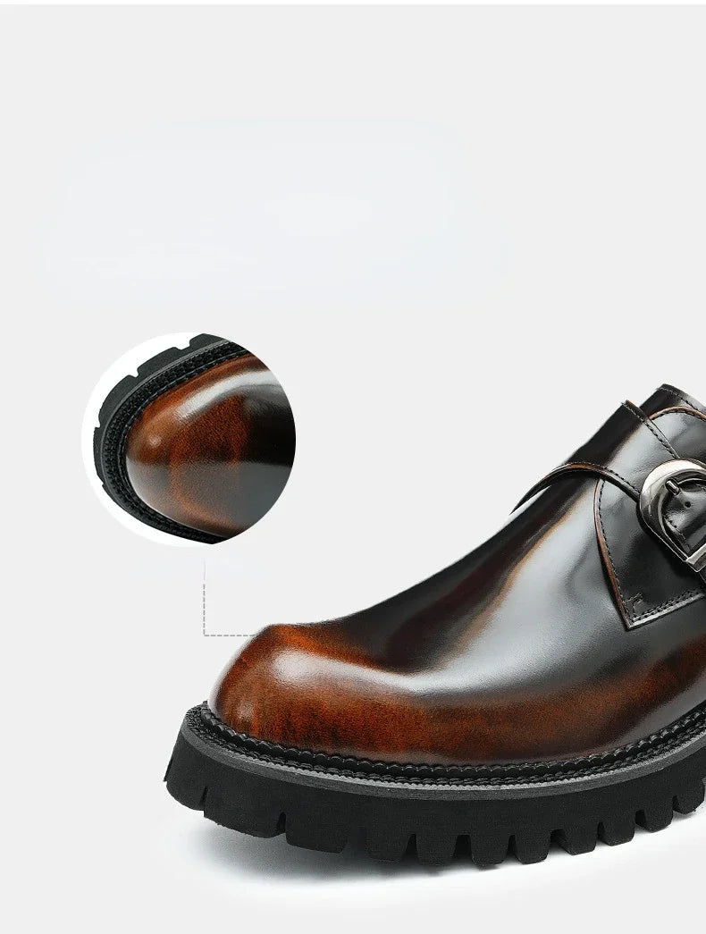 Oxford Homme de Luxe en Cuir Verni Italien – Chaussures Élevées à la Main, Élégantes & Confortables pour Mariage et Affaires