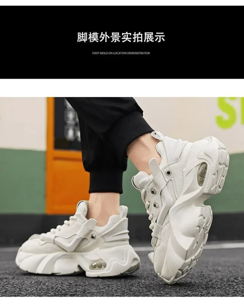 SkyRise – Men's Platform Height Increasing Sneakers