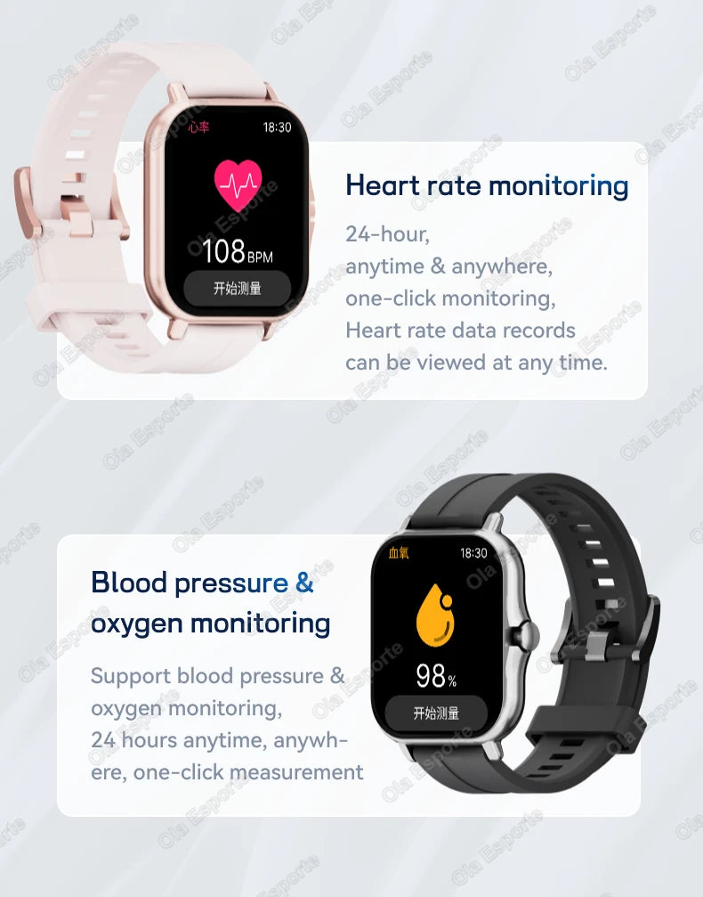 Watch, Ola Esporte Smartwatch 1.83'' – Elegance, Health & Connectivity
