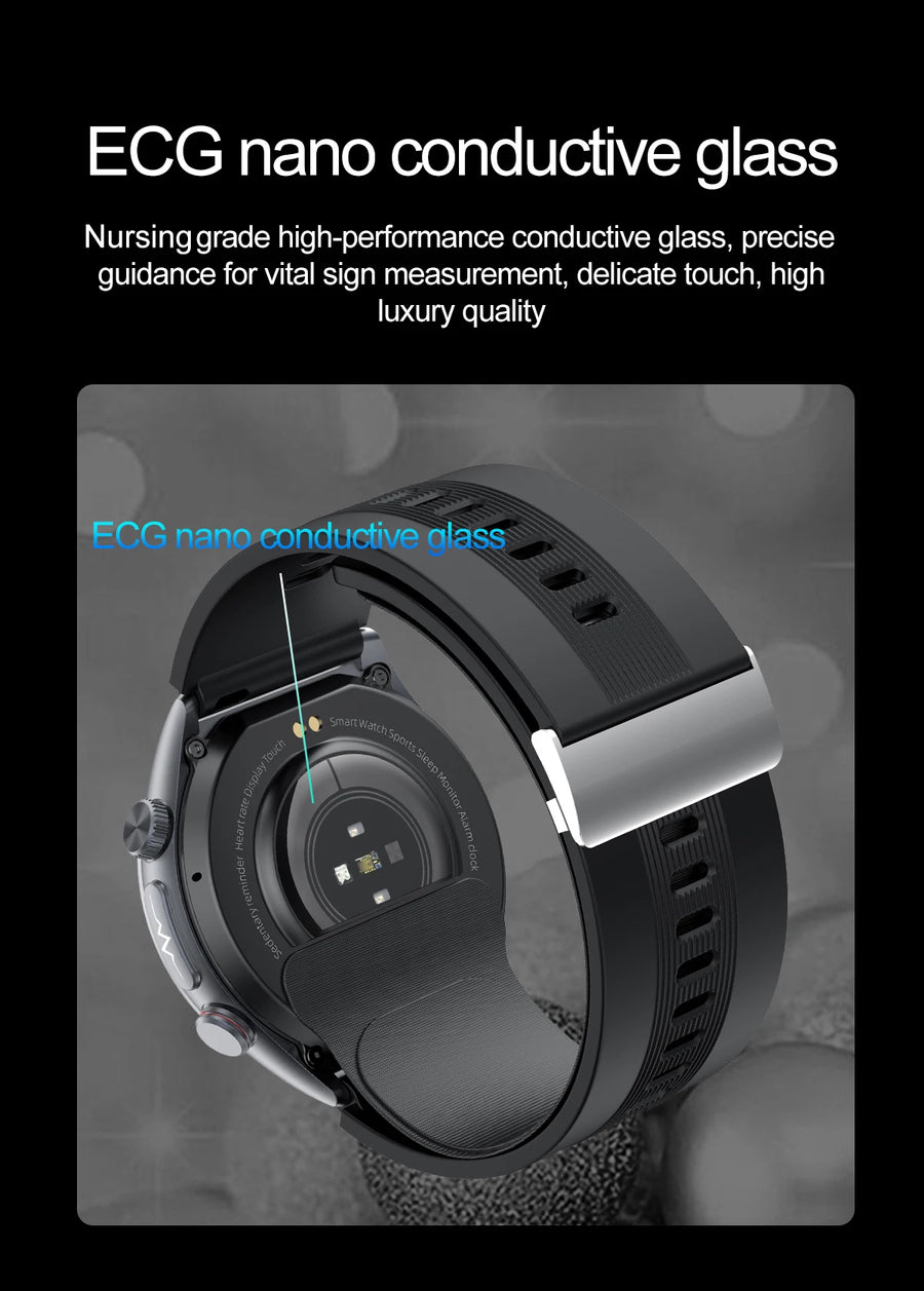 RNABAU AirCare Pro™ – Smartwatch Santé 2025 avec Mesure Réelle de la Tension