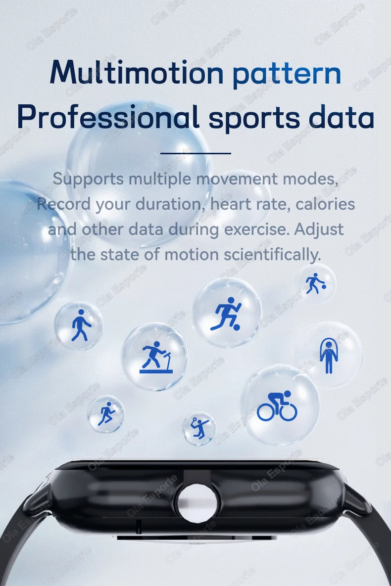 Watch, Ola Esporte Smartwatch 1.83'' – Elegance, Health & Connectivity