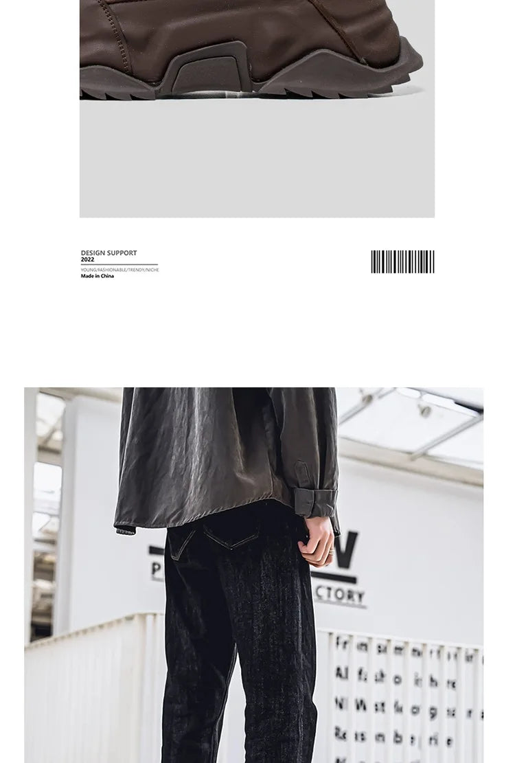 Sneakers Homme Designer – Confort & Hauteur Boostée